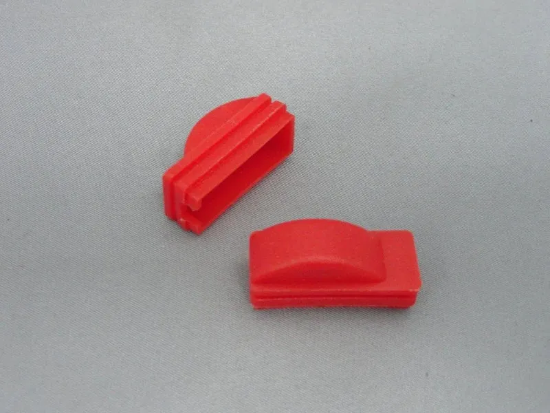 Cuffia rossa in plastica coprimicro tulipano Bieffe