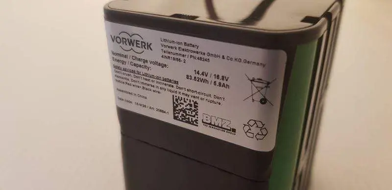 Set batteria robot pulizia vr200 Vorwerk Folletto originale