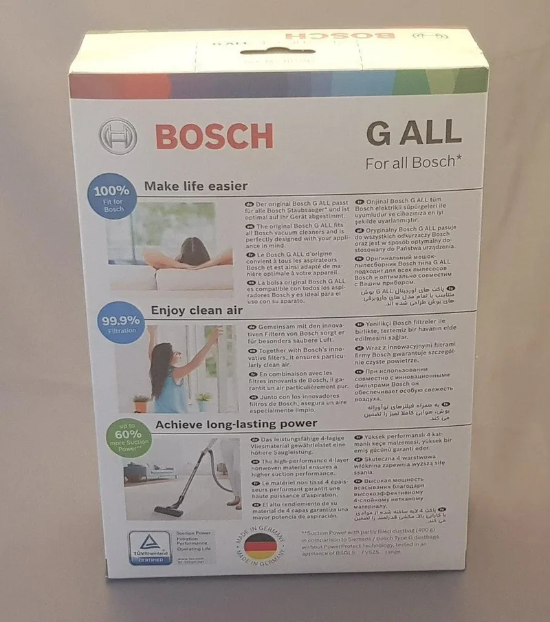 Sacchi per Bosch originali serie g all