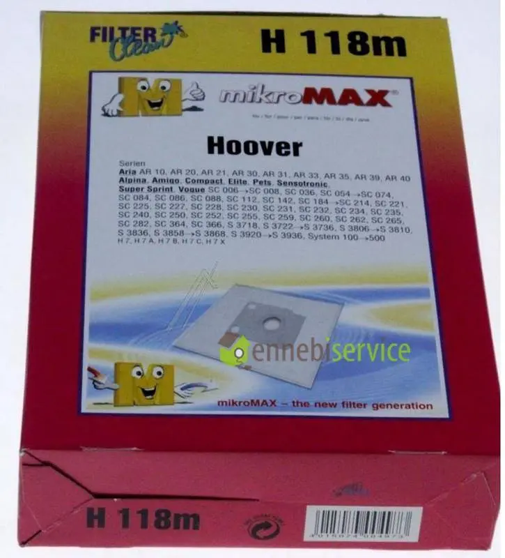 Sacchi Hoover h7 compatibili