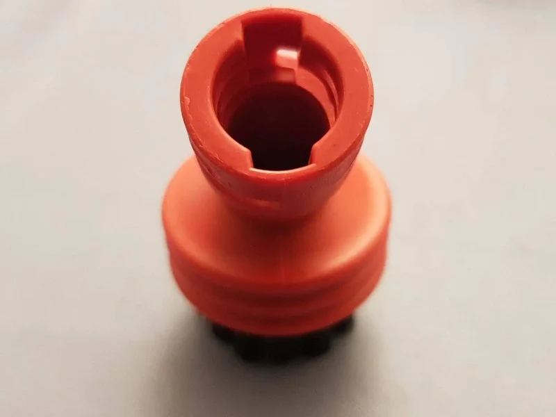 Spazzolino tondo rosso vaporetto handy Polti