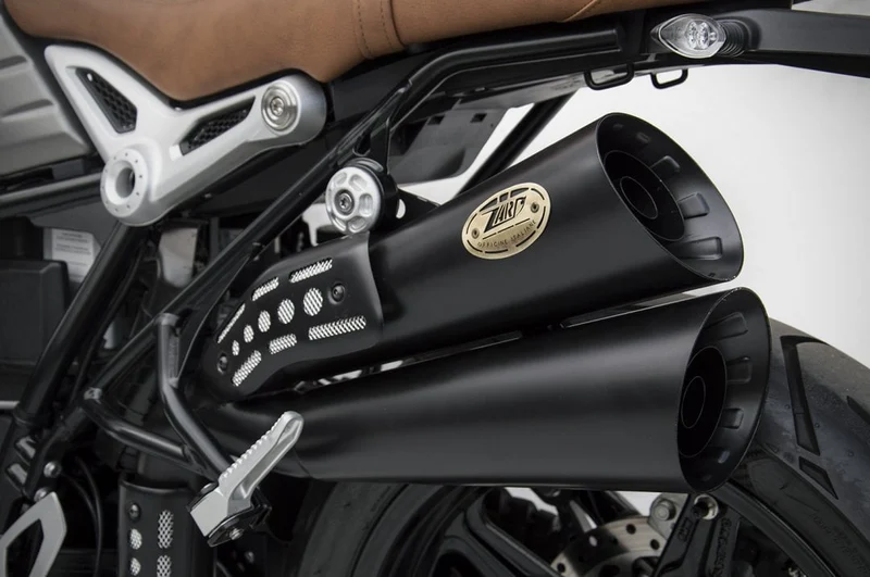 Silenciador alto N.2 HARDY ZARD BMW R NINE-T> MI 2017