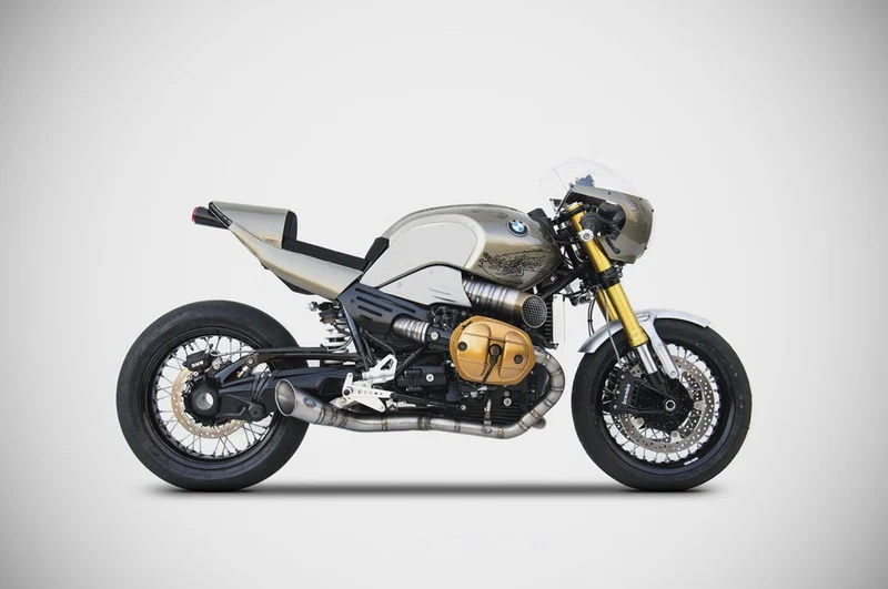 Escape de titanio completo ZARD BMW R NUEVE-T 1200