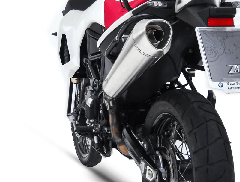 Silenciador de acero inoxidable ZARD BMW F 800GS 2008-15