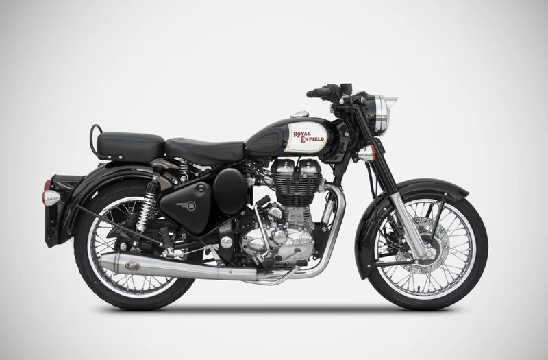 Silencioso Zard de acero inoxidable Royal Enfield BULLET 350-500