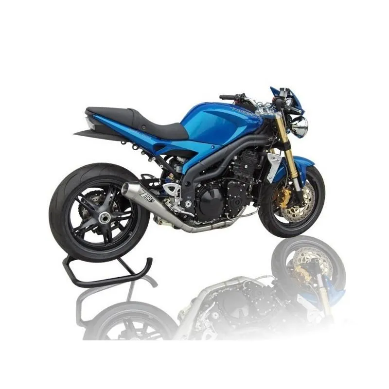 Escape de acero inoxidable Zard Triumph Velocidad Triple