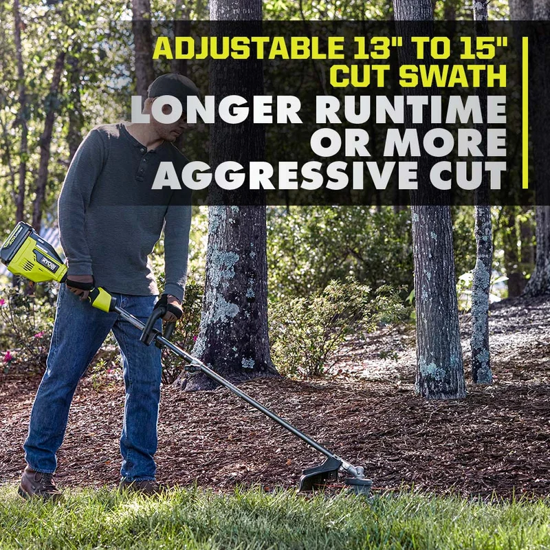 40V HP Brushless 15" Carbon Fiber Attachment Capable String Trimmer