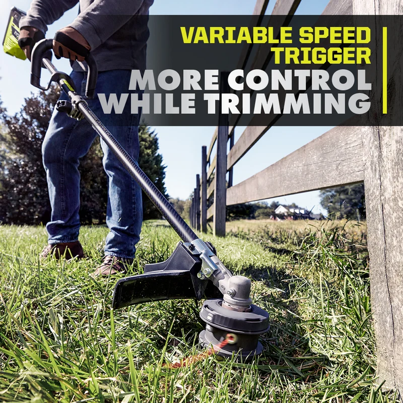 40V HP Brushless 15" Carbon Fiber Attachment Capable String Trimmer