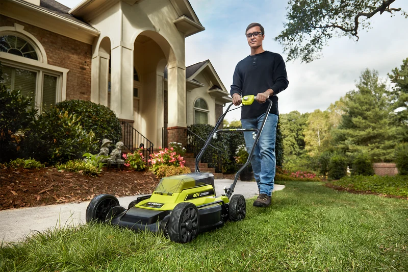 40V 2-IN-1 18" Push Lawn Mower Kit