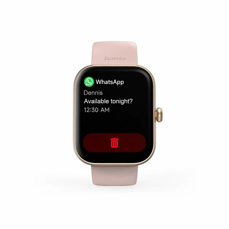 Smartwatch Hama 00178615 FIT WATCH 5000 Rosa Rosa Dorado 1,65"