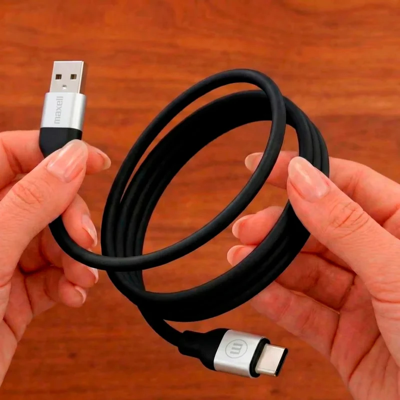 Maxell Cable Magnético de Carga USB-A a USB-C 60 W, 348701