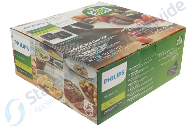 PHILIPS Air FRYER Grill PAN And 4 SKEWERS-HD9742/93-Genuine