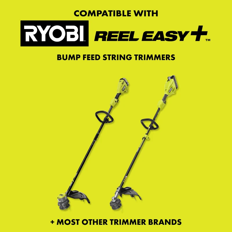 REEL EASY+ 2-in-1 Pivoting Fixed Line and Bladed Head For Bump Feed Trimmers