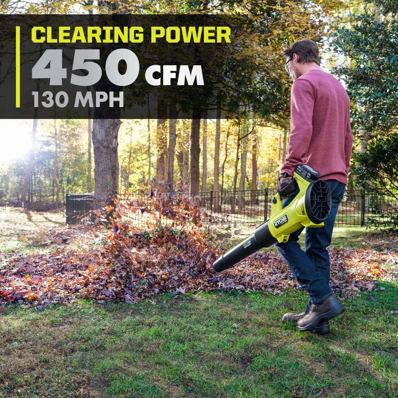 18V ONE+ HP Brushless WHISPER SERIES 450 CFM Blower