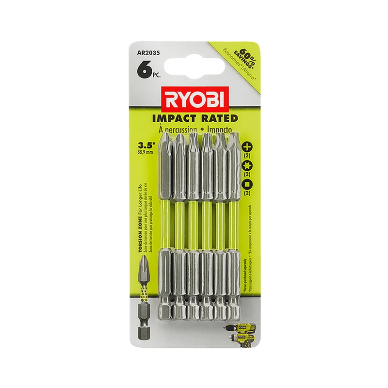 6-Piece 3.5" Impact Rated Driving Kit
