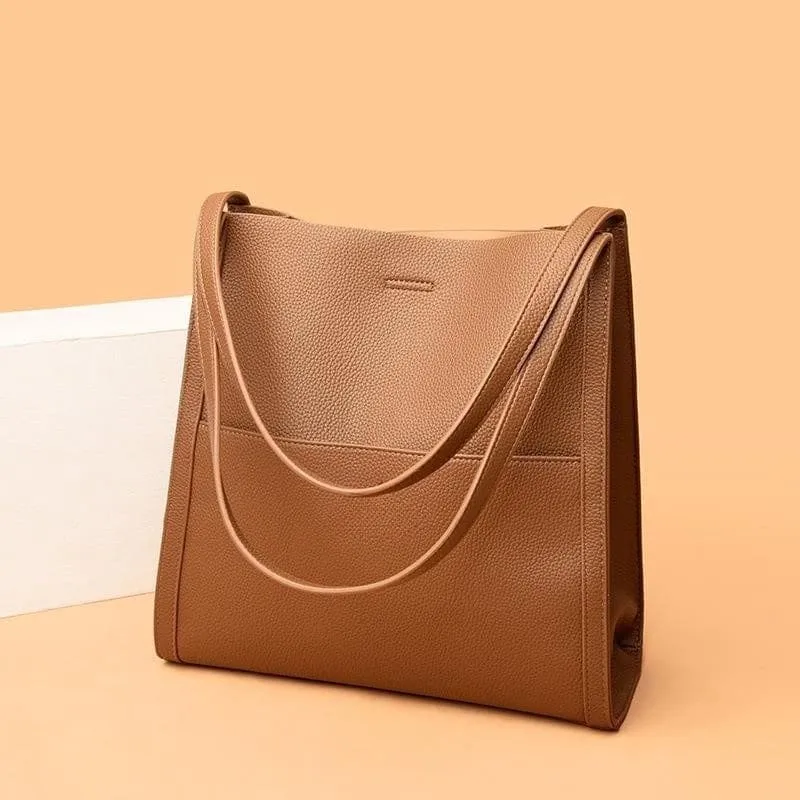 🥳👜Simple bolso monocromo de piel💝-ES