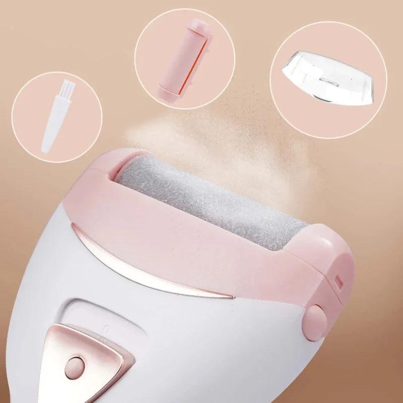 Winning Star Exfoliador Eléctrico Rotativo para Pies 2 Cabezales, St-5851