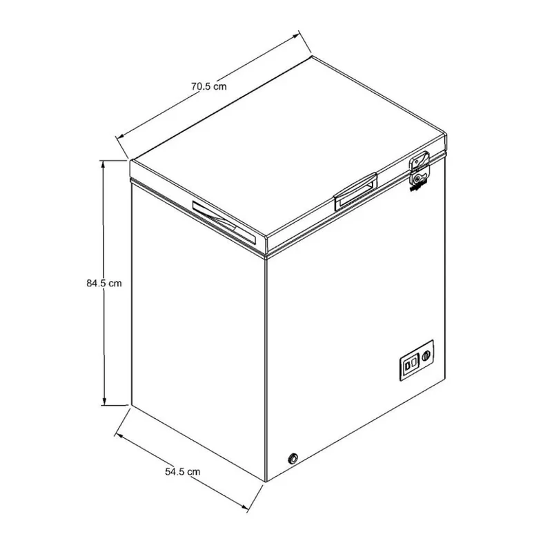 Whirlpool Congelador Horizontal Dual Cooling 141 Litros, WCF2105Q