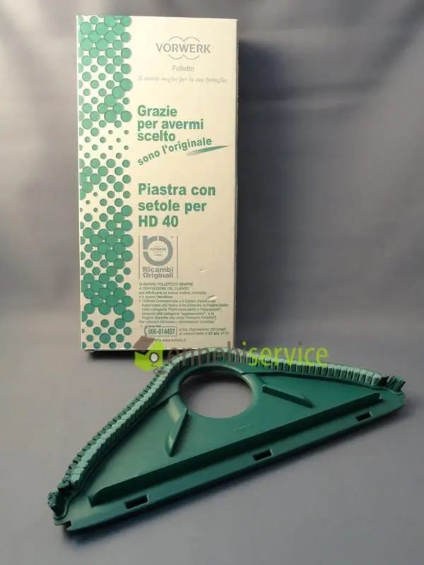 Piastra con setole spazzola HD40 Vorwerk Folletto