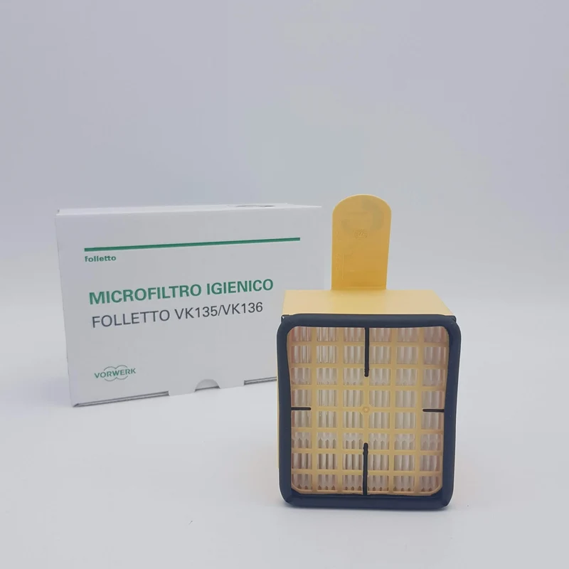 Microfiltro igienico giallo vk135/136 Vorwerk Folletto Originale