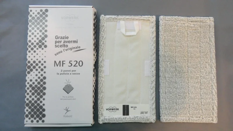 Confezione 2 panni pulizia a secco dry lavapavimenti sp520/sp530 Vorwerk Folletto