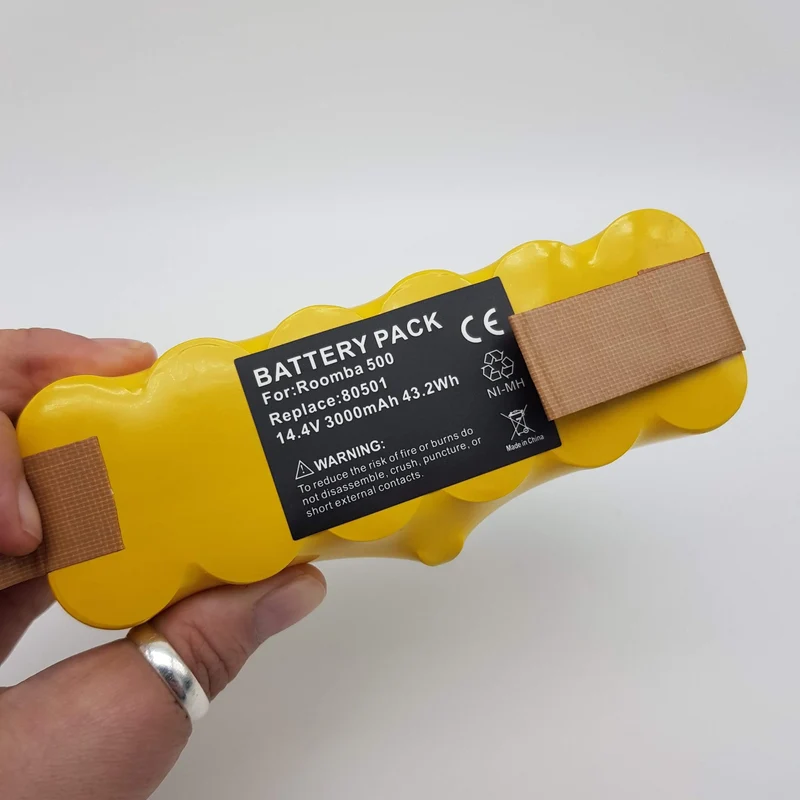 Accumulatori batteria roomba serie 500-700 hsta14401 14,4v-3300mah ni-mh Irobot