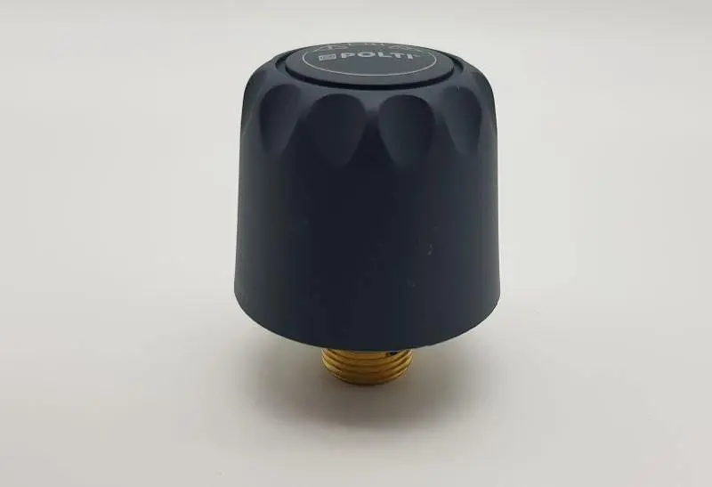 Tappo caldaia maschio 3/8 nero con valvola sicurezza Polti