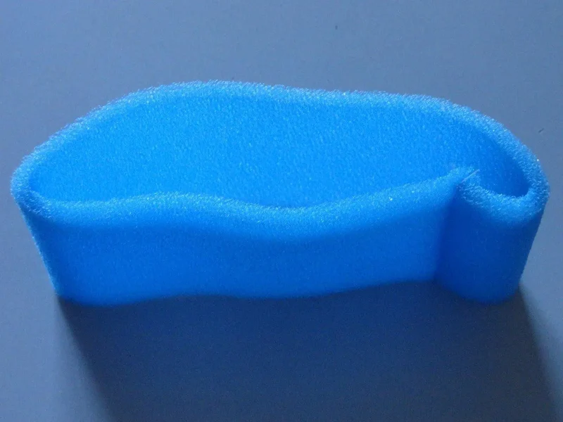 Filtro interno secchio acqua cucito in ppi blu per lecologico Polti