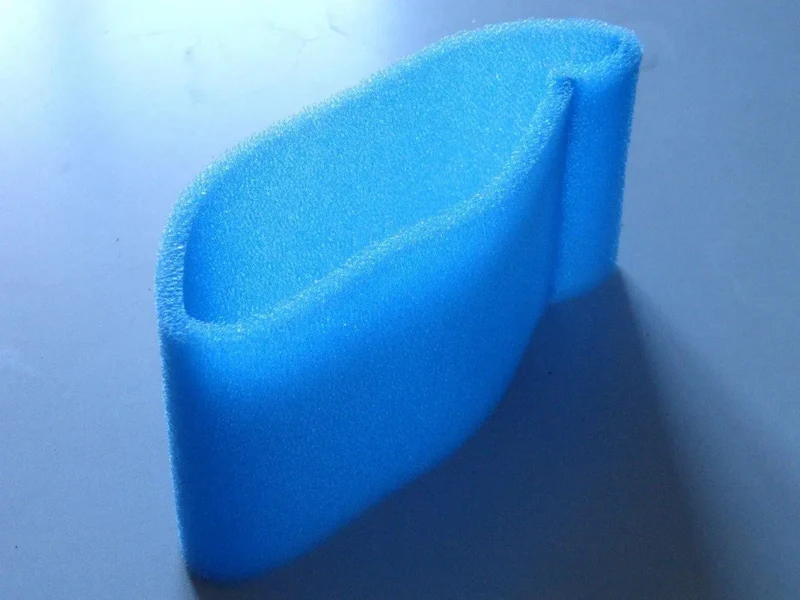 Filtro interno secchio acqua cucito in ppi blu per lecologico Polti