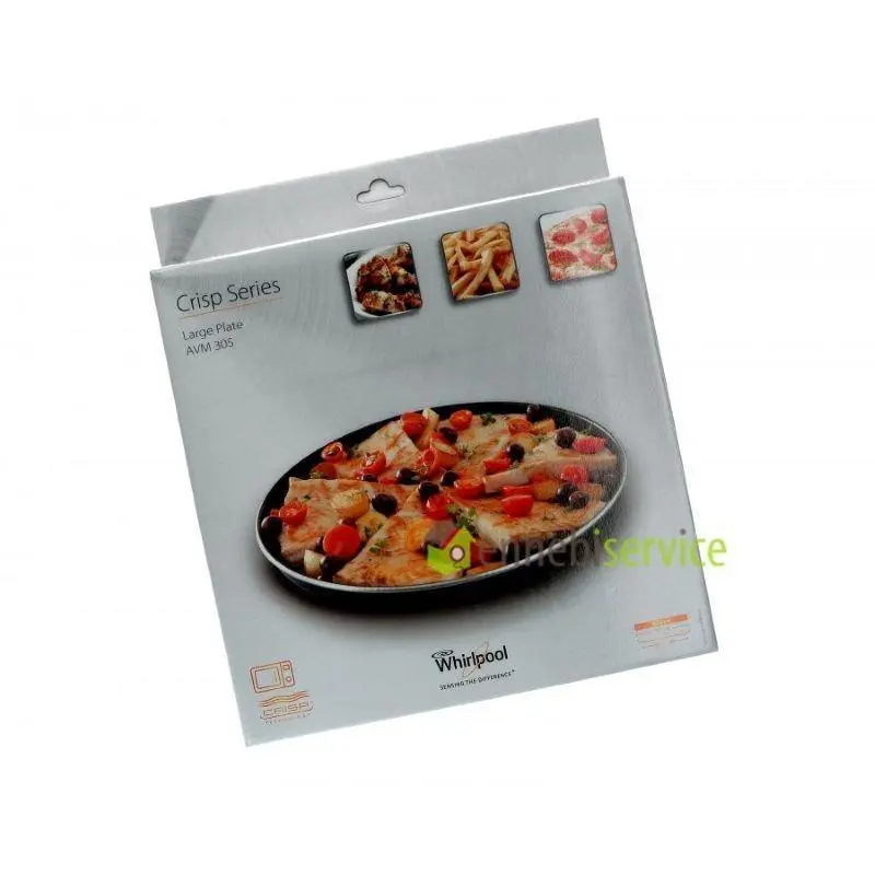 Piatto crisp microonde 305mm Whirlpool