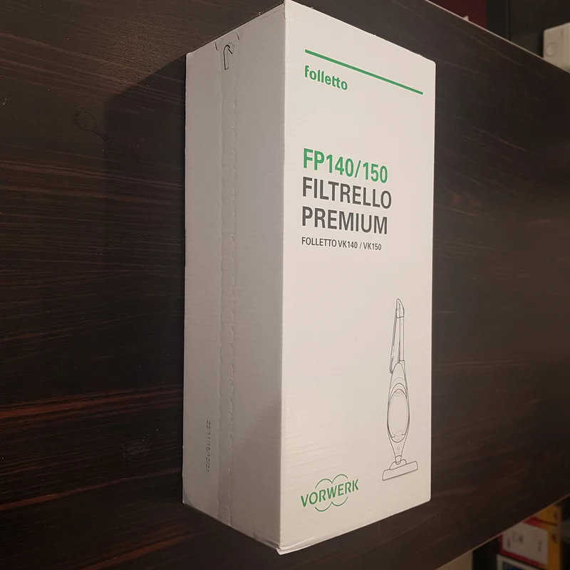 Confezione 6 sacchetti filtrello premium FP140 per VK140 e VK150 Vorwerk Folletto
