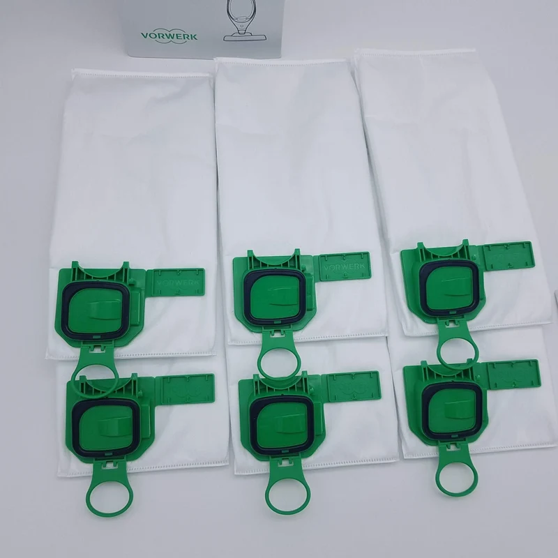 Confezione 6 sacchetti filtrello premium fp140 con dovina per vk140/vk150 Vorwerk Folletto