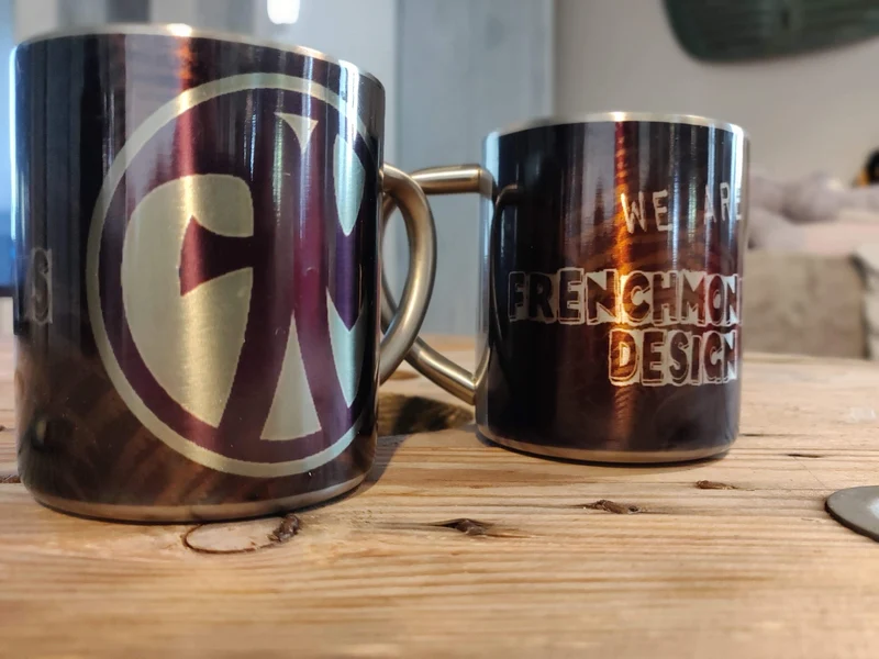 Taza de acero inoxidable We Are Frenchmonkeys