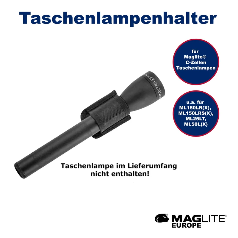 Taschenlampenhalter C-Zellen (Nylon)