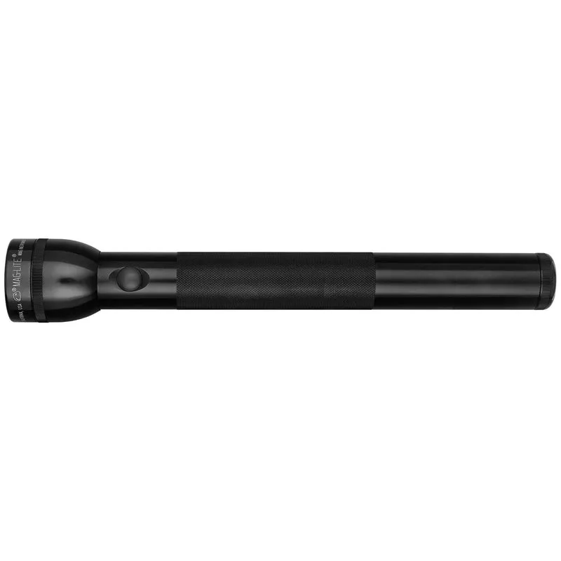 Maglite® Classic 4-Cell D Glühbirnen-Taschenlampe – 267 Meter Leuchtweite, bis zu 9 Stunden 35 Minuten Leuchtdauer & 98 Lumen