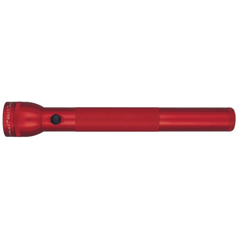 Maglite® Classic 4-Cell D Glühbirnen-Taschenlampe – 267 Meter Leuchtweite, bis zu 9 Stunden 35 Minuten Leuchtdauer & 98 Lumen
