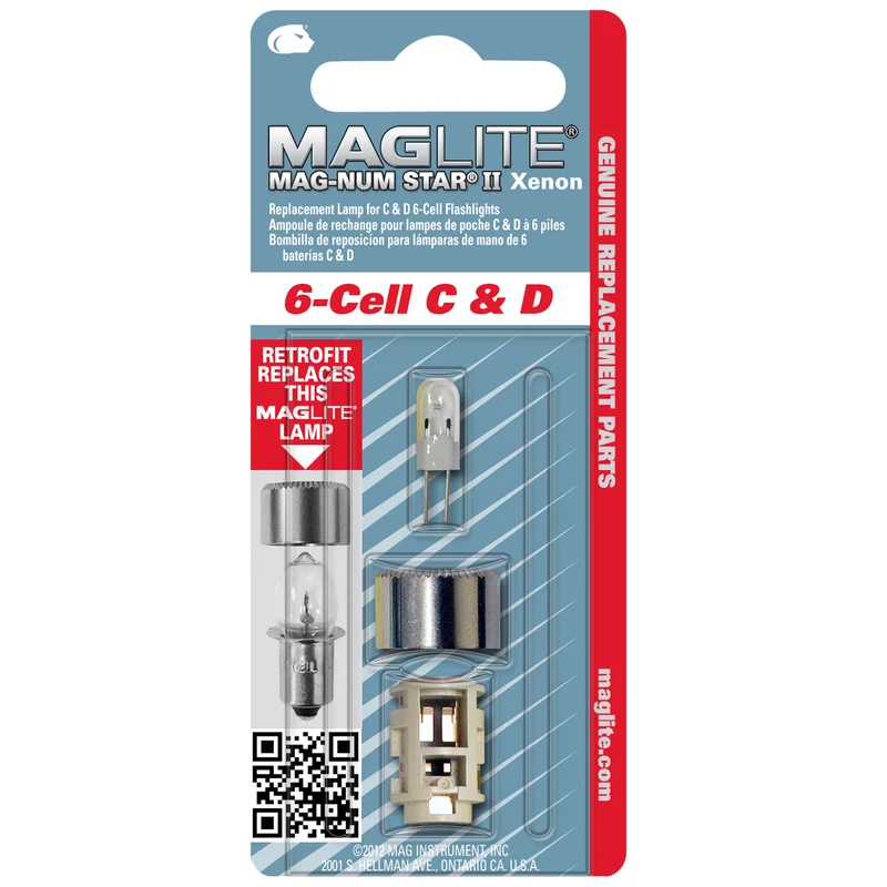 Replacement Bulb Maglite® 6C & 6D