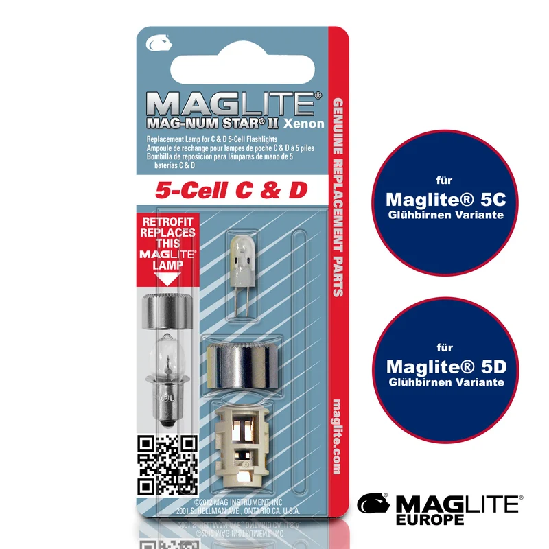 Maglite® 5C & 5D Ersatzlampe