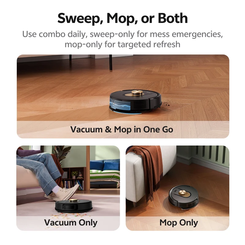 Vactidy & Vexilar | Cleanova W9 Robot Vacuum Cleaner