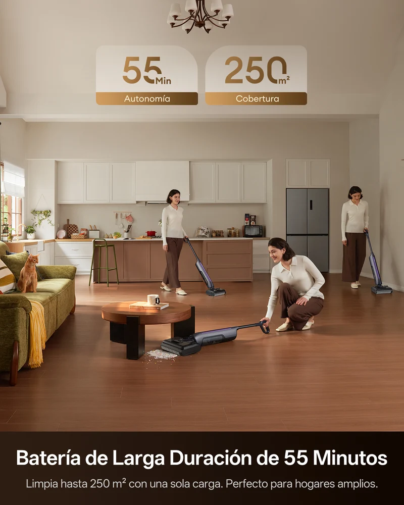 Ultenic AC1 TriFlex Aspiradora Escoba Inteligente