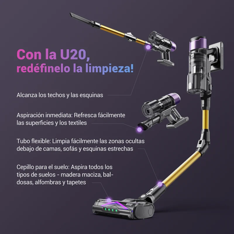 Ultenic U20 Aspiradora sin Cable