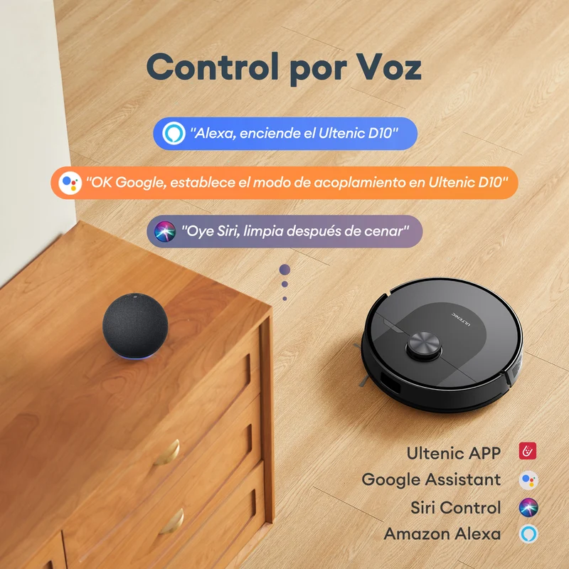 Ultenic D10 Robot Aspirador y Fregasuelos
