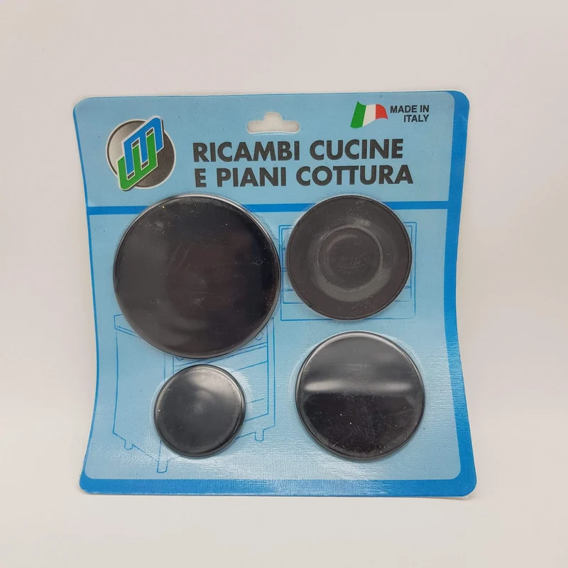 Set 4pz piattelli piano cottura indesit sabaf Ariston lucido