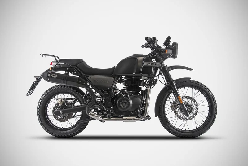 Silenciador de paso alto de acero inoxidable Zard PENTA Royal Enfield Himalayan