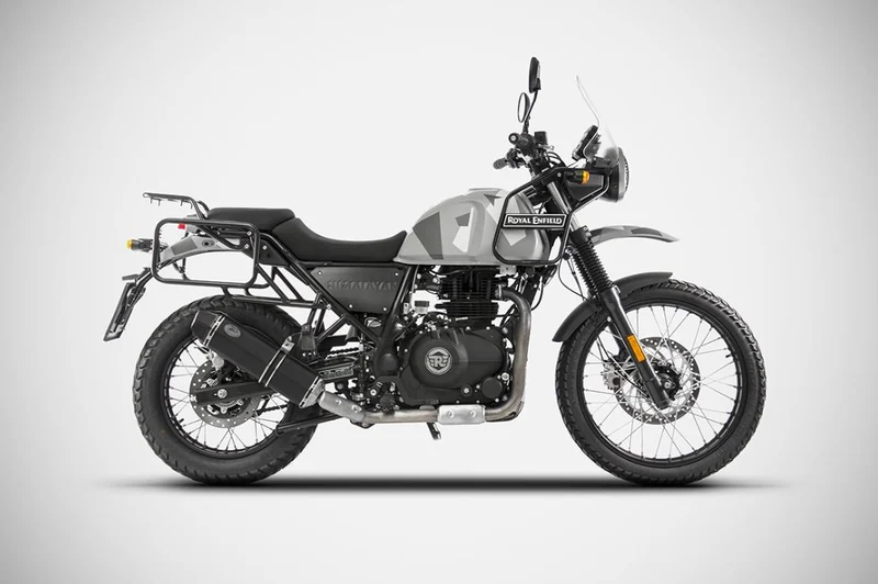 Silencioso de paso bajo de acero inoxidable Zard PENTA Royal Enfield Himalayan
