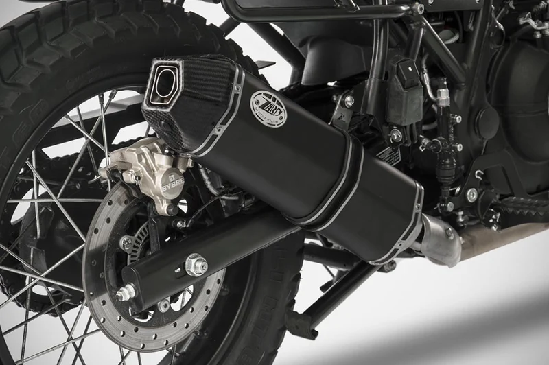 Silencioso de paso bajo de acero inoxidable Zard PENTA Royal Enfield Himalayan