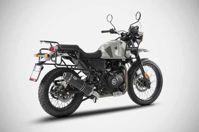 Silencioso de paso bajo de acero inoxidable Zard PENTA Royal Enfield Himalayan