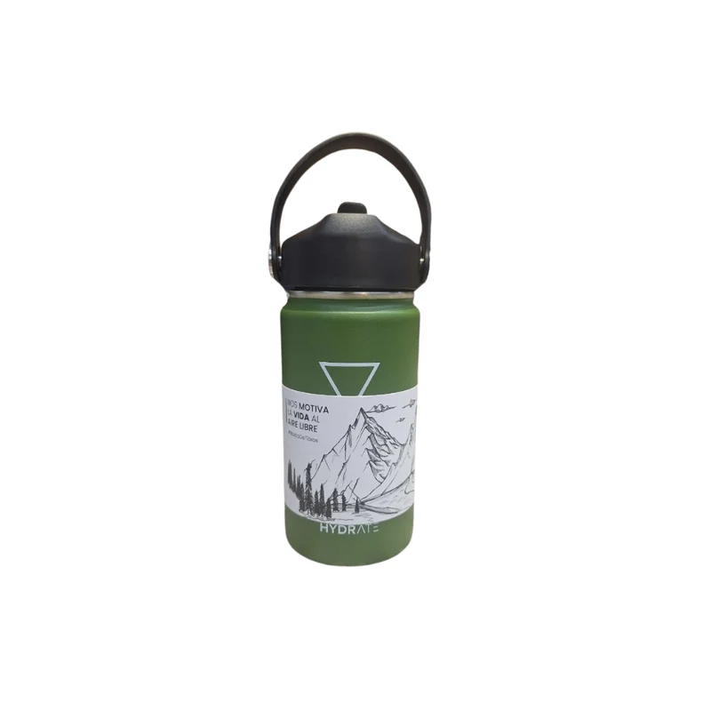 TERMO 473 ML VERDE MILITAR HYDRATE