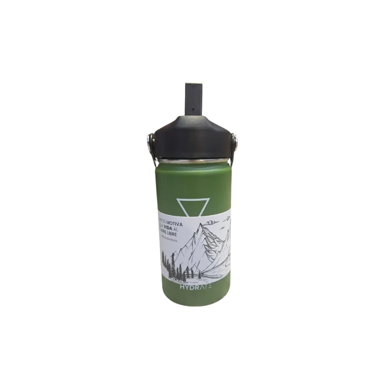 TERMO 473 ML VERDE MILITAR HYDRATE
