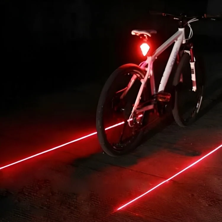 Luz trasera inteligente con láser